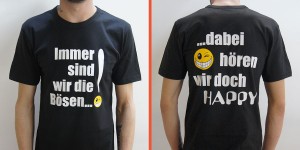 Böse aber Happy T-Shirts
